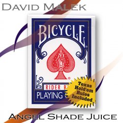 (image for) Marked Deck (Blue Bicycle Style, Angel Shade Juice) by David Malek - Trick