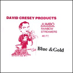 (image for) Mouth Coil 46 ft by David Cresey (Blue and Gold) - Trick