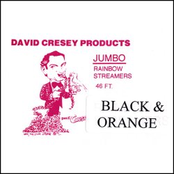 (image for) Mouth Coil 46 ft by David Cresey (Black and Orange) - Trick
