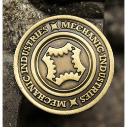 (image for) Half Dollar Coin (Bronze) by Mechanic Industries - Trick