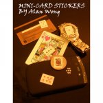 (image for) Mini Card Stickers (12 sheets) by Alan Wong- Trick