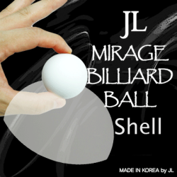 (image for) Two Inch Mirage Billiard Balls by JL (WHITE, shell only) - Trick