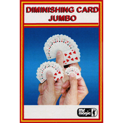(image for) Diminishing Cards (Jumbo) by Mr. Magic - Trick