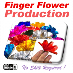 (image for) Finger Flower Production (Set of 16) by Mr. Magic - Trick