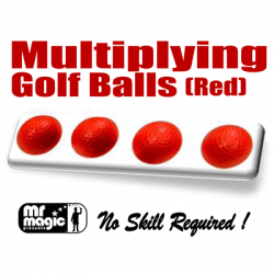 (image for) Multiplying Golf Balls (Red) by Mr. Magic - Trick