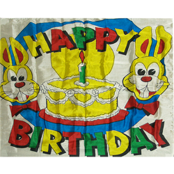 (image for) Production Silk 16 inch x 16 inch (Happy Birthday)