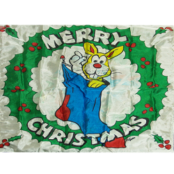 (image for) Production Silk 16 inch x 16 inch (Merry Christmas) by Mr. Magic - Trick