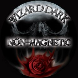 (image for) Wizard DarK FLAT Band Non-Magnetic Ring (size 17mm) - Trick