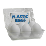 (image for) High Quality Plastic Eggs(White / 6-pack)by The Great Gorgonzola - Trick