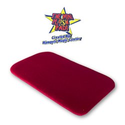 (image for) Small Plush Pad (BURGUNDY) without Pockets by Hampel Magic Center - Trick