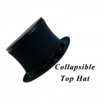 (image for) Top Hat Collapsible Premium Magic (Black) - Trick