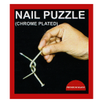 (image for) Nail Puzzle (Chrome Plated) by Premium Magic - Trick