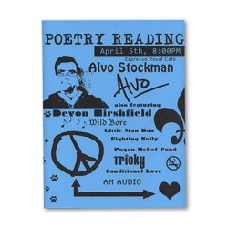 (image for) Poetry Reading by Alvo Stockman - Book