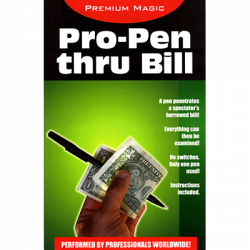 (image for) Pro Pen Through Bill by Premium Magic - Trick