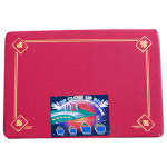 (image for) PRO VDF Close Up Pad with Printed Aces (Red) by Di Fatta Magic - Trick