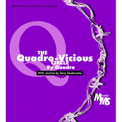 (image for) Quadro Vicious Circle Linking Rings by Murphys Magic Supplies - Trick