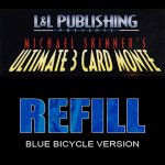 (image for) Refill Cards for Ultimate 3 Card Monte (Blue) - Trick