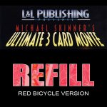 (image for) Refill Cards for Ultimate 3 Card Monte (Red) - Trick