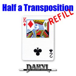 (image for) REFILL Half A Transposition (RED Back - 2C/KD) by Daryl - Trick