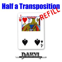 (image for) REFILL Half A Transposition (RED Back - 4S/JH) by Daryl - Trick