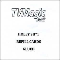 (image for) Refill Cards Holey Sh*t (GLUED) by Anthony Owen and Pete Firman - Trick