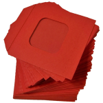 (image for) Nest of Wallet Refill Envelopes 50 units (Red with Window) - Trick