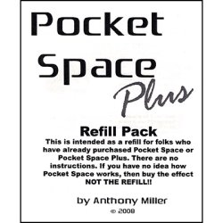 (image for) Pocket Space Plus (Refill Pack) by Tony Miller - Trick