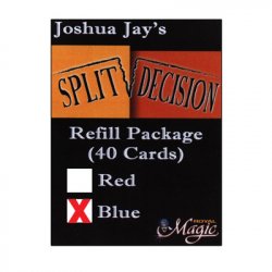 (image for) REFILL Blue for Split Decision by Joshua Jay - Trick