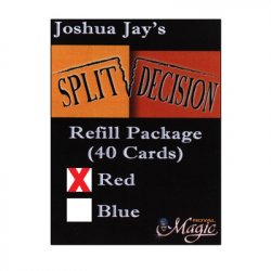 (image for) REFILL Red for Split Decision by Joshua Jay - Trick