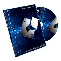 (image for) Rewind (Gimmick and DVD, BLUE) by Mickael Chatelain - Trick