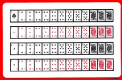 (image for) 52 on 1 Cards (Royal back) 1 card= 1 unit.