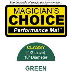 (image for) Classy Close-Up Mat (GREEN - 18 inch) by Ronjo - Trick