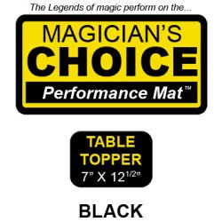 (image for) Table Topper Close-Up Mat (BLACK - 7x12.5) by Ronjo - Trick
