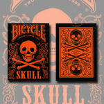 (image for) Bicycle Skull Metallic (Orange) USPCC by Gambler's Warehouse - Trick