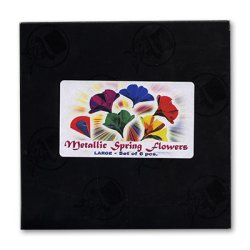 (image for) Metallic Spring Flowers (Large, 6 piece set) by Vincenzo Di Fatta - Tricks