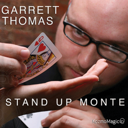 (image for) Stand Up Monte Jumbo Index (Gimmick and Online Instructions) by Garrett Thomas and Kozmomagic - Trick