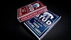 (image for) STUD Maroon Playing Cards