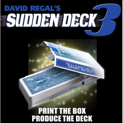 (image for) Sudden Deck 3 Blue (DVD and Gimmicks) by David Regal - Trick