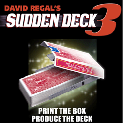 (image for) Sudden Deck 3 Red (DVD and Gimmicks) by David Regal - Trick