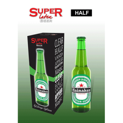 (image for) Super Latex Green Beer Bottle (Half) by Twister Magic