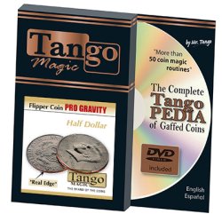 (image for) Flipper Half Dollar Pro Gravity (w/DVD) by Tango - Trick