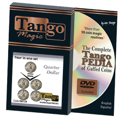 (image for) Four In One Quarter (w/DVD)(D0129) by Tango Magic - Tricks