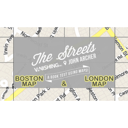 (image for) The Streets Set (Boston and London Map) by John Archer and Vanishing Inc. - Trick