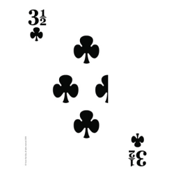 (image for) Three & a Half of Clubs Mega Card by Magical Tales - Trick
