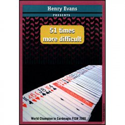 (image for) 51 Times More Difficult (Gimmick and DVD) by Henry Evans - Trick
