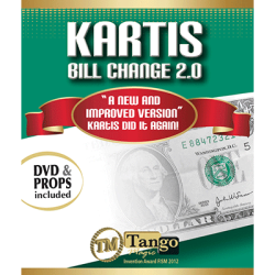 (image for) Kartis Bill Change 2.0 (w/DVD) by Kartis and Tango Magic - Trick