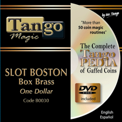 (image for) Slot Boston Coin Box (BRASS w/DVD)(B0030) One Dollar by Tango Magic - Trick