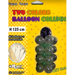 (image for) Two Colored Balloon Column by Will Roya - Trick