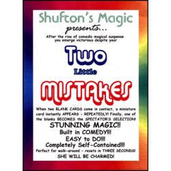 (image for) Two Little Mistakes by Steve Shufton - Trick