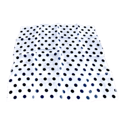 (image for) Spotted SIlk 18" white with black spots by Uday - Trick
